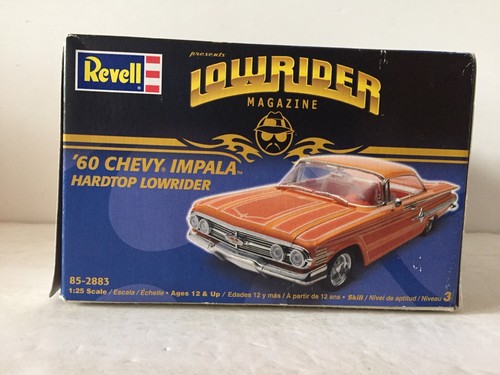 Revell '60 Chevy Impala Hardtop Lowrider Magazine 1:25 Kit #85-2883 Sealed Parts - Picture 10 of 12