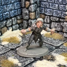 Vintage Ral Partha MALE ROGUE 1990 metal 25mm Dragonlance Pathfinder D&D BG25