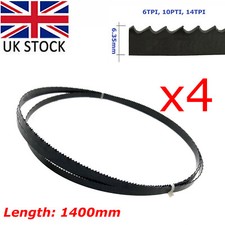 4X 1400mm Band Saw Blade 6/10/14TPI For OZITO BSW-2581 BSW-2580 Bandsaw Cut Wood