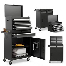 5-Drawer Rolling Tool Chest High Capacity Tool Storage Cabinet w/ Lockable Wheel