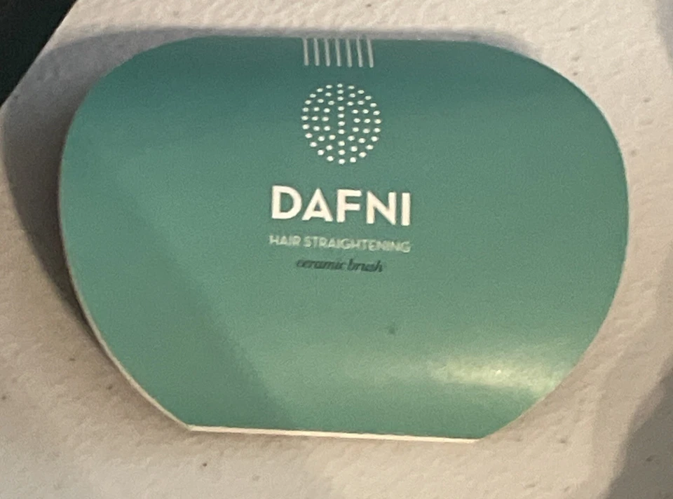 DAFNI Hair Straightening Ceramic Brush Purple with Thermal Cover Case DH1.1G - Image 3 of 4