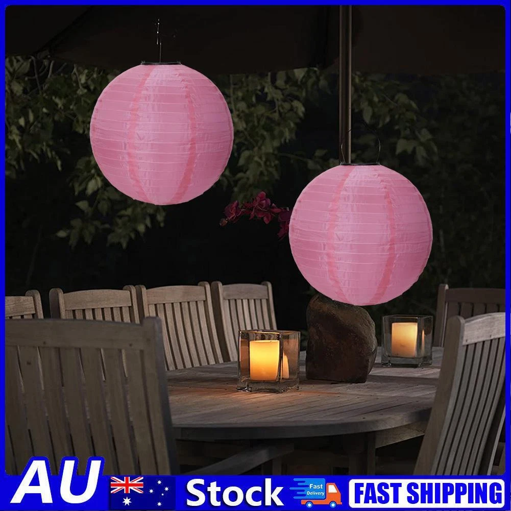 Pink cheap solar lantern