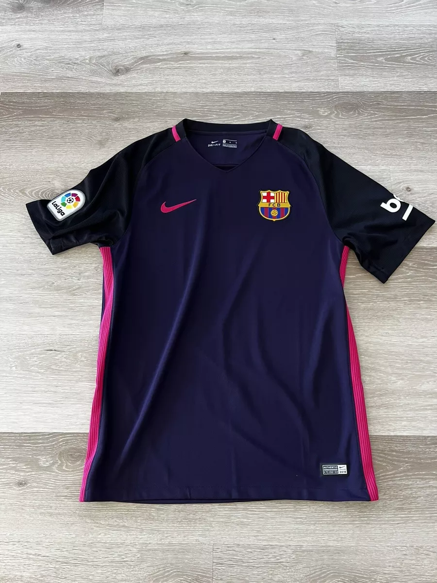 nike 2016 neymar jr fc barcelona away jersey men’s size medium soccer