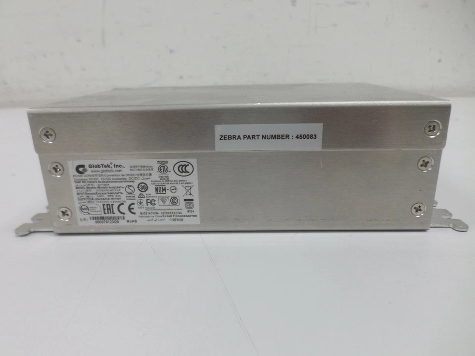 ZEBRA EVM POWER DC TO DC CONVERTER 9-60V IN 13.2V 4.54A OUT pn 450083 - Image 3 of 4