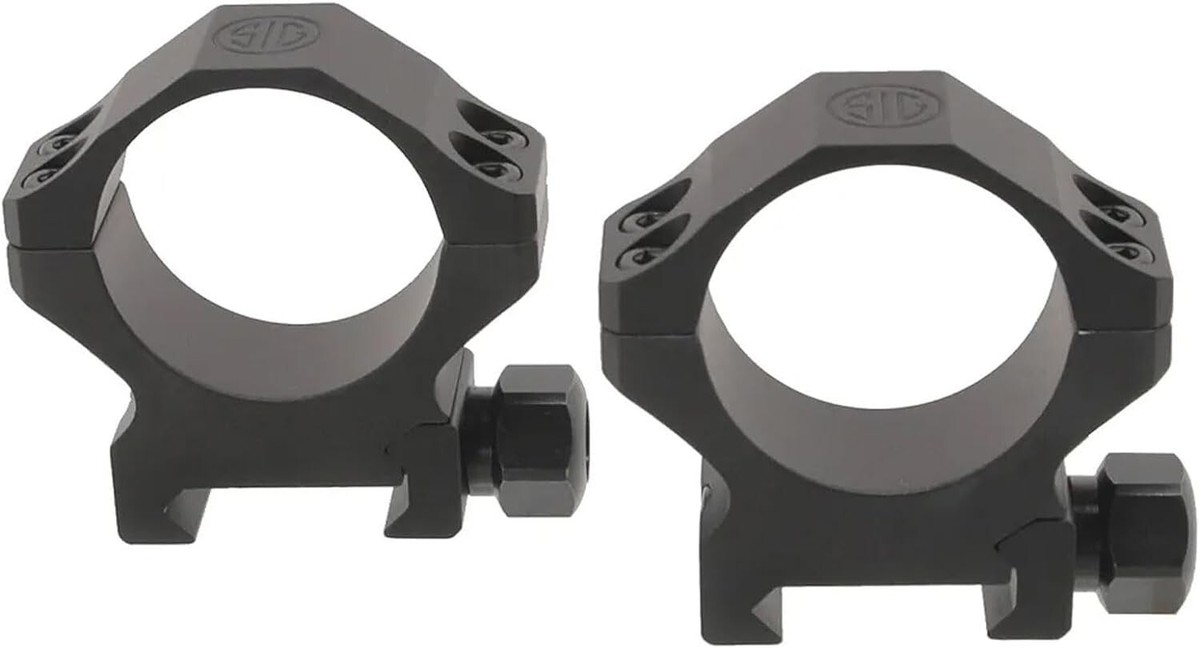 Sig Sauer SOA10019 Alpha1 Aluminum Mounts Scope Rings 1 in Low
