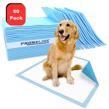 50 Pack 23x36 Puppy Dog Training Wee Wee Pee Pads Cat Potty Training Underpads