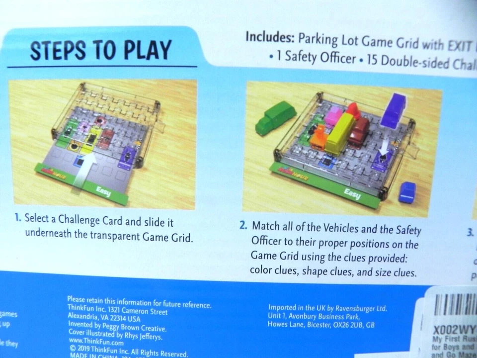 NEW ThinkFun Rush Hour Traffic Jam Logic Game Puzzle New 30 Challenges STEM - Image 4 of 4