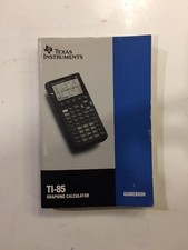 Texas Instruments Guidebook for TI-85 Graphing Calculator Book Manual 1994