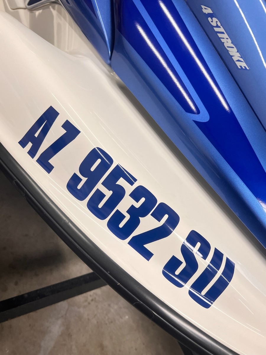 STIFFIE Uniline UL38 Boat PWC ID Numbers Decals Registration