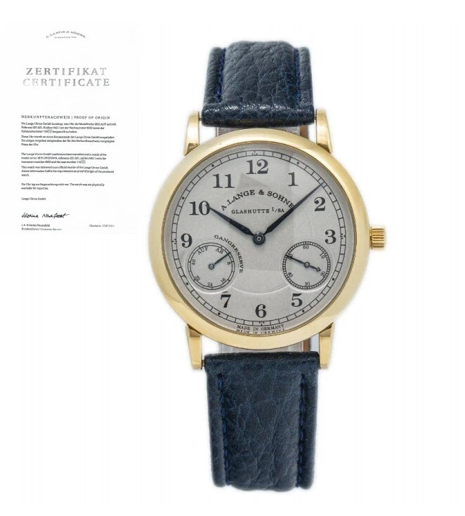A.Lange & Sohne 221.021 1815 Up Down W Archives18k Yellow Gold Manual Watch 36mm