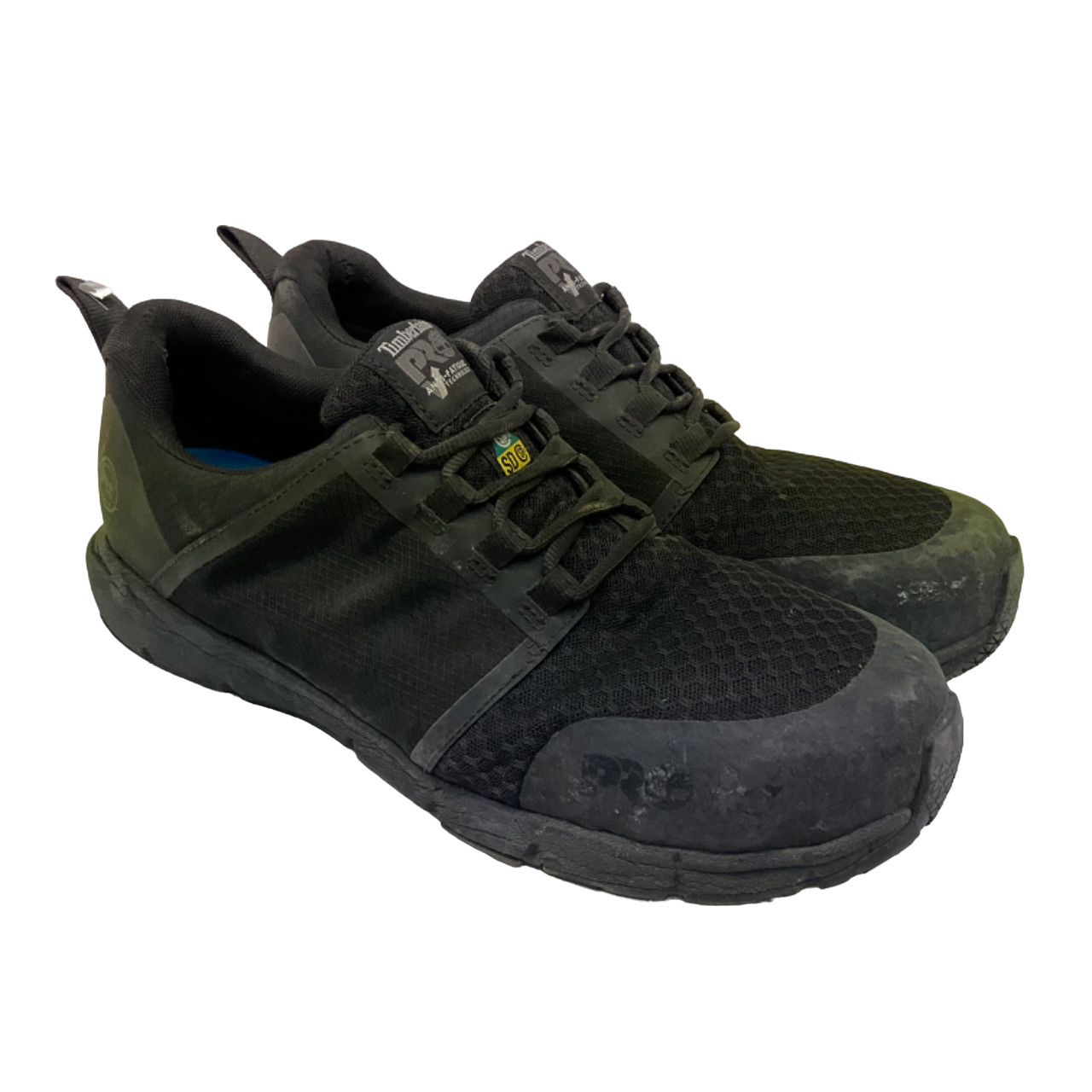 Timberland PRO Men's Radius Comp. Toe Work Shoes A2A55 Black/Black Size 12W