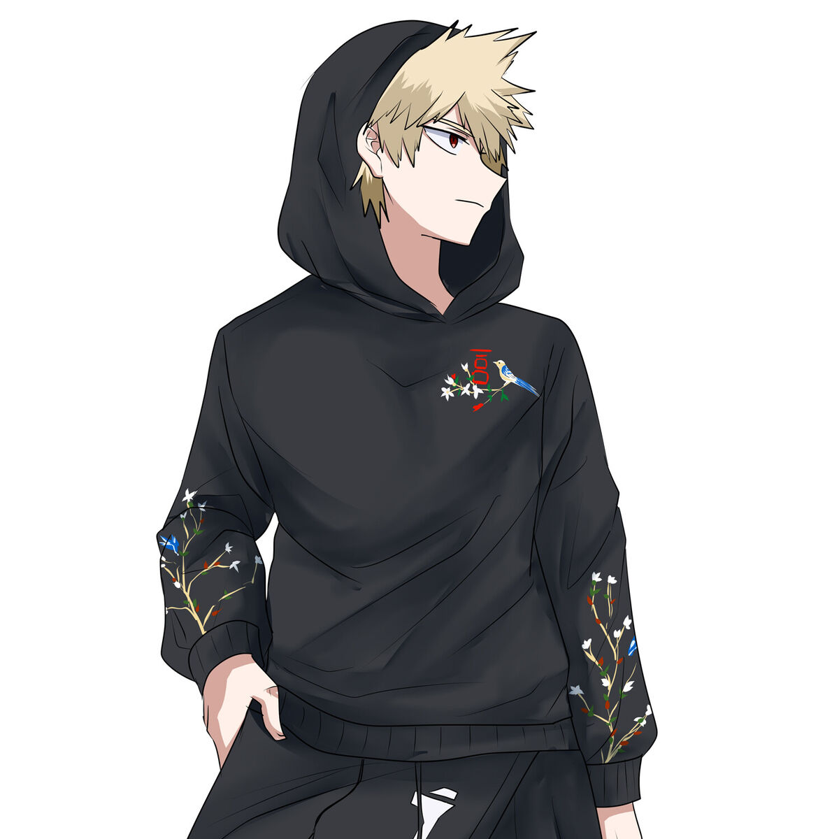 Niepce Men's Yokosuka Japanese Streetwear Hoodie Embroidered Niepce Men's Yokosuka Japanese Streetwear Hoodie Embroidered
