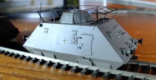 Liliput L136507 HO gauge tren blindado rail tank juego de 2 vagones - Imagen 13 de 18
