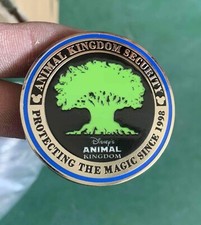 WALT DISNEY WORLD SECURITY DIVISION ANIMAL KINGDOM CHALLENGE COIN