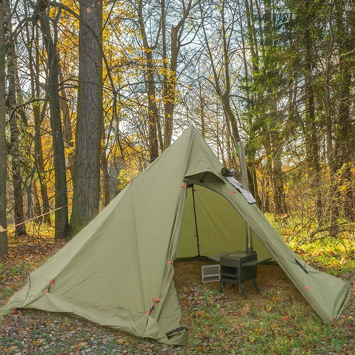 Fltom Camp Tent Stove, Portable Wood Burning Stove for Tent, Shelter,  Camping He | eBay
