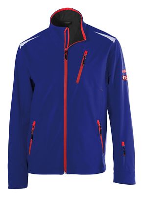 Fortis Herren-Softshelljacke twenty-four, blau/rot, Größe XL