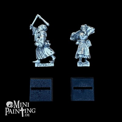 2x Warhammer Fantasy Flagellants Imperium Empire Flagellant Rare Metal Citadel