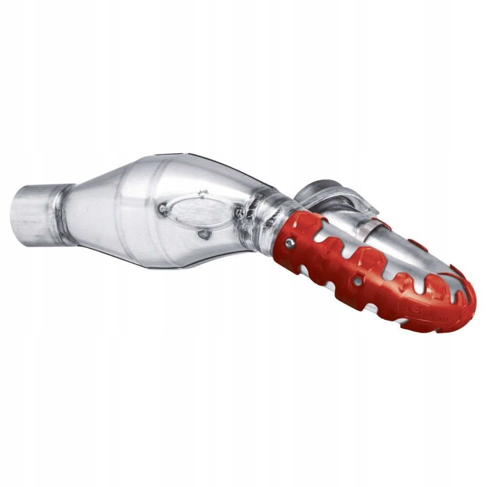 Couvercle collecteur échappement 4T rouge 22cm anti-brûlure universel