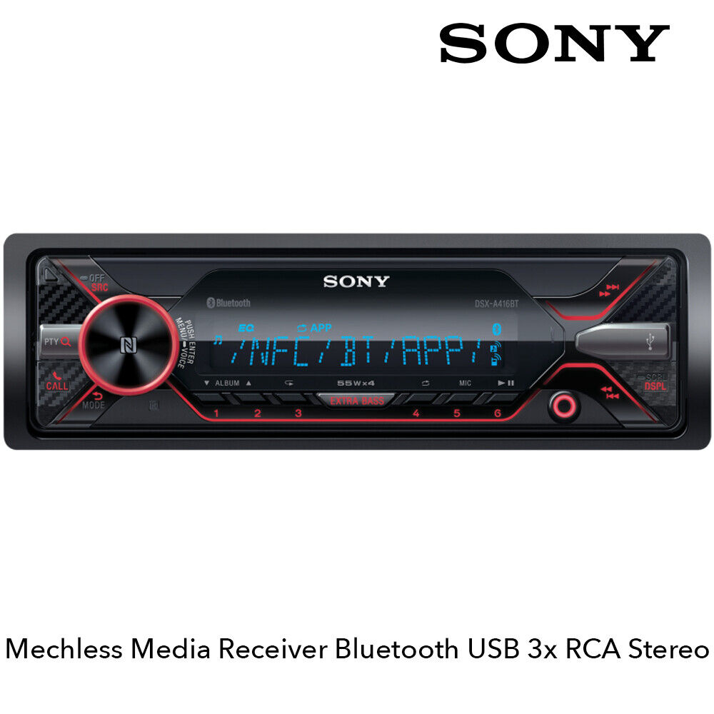 Sony DSX-A416BT - Mechless Digital Stereo iPod iPhone USB Aux x 55W |