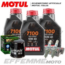 Tagliando KAWASAKI Z 650 2017 2018 2019 2020 (Z650) 7100 10W40, Filtro, Candele