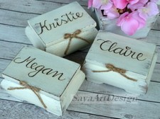 Bridesmaid Proposal Gift. Personalized Will You Be My Bridesmaid Wooden Box.