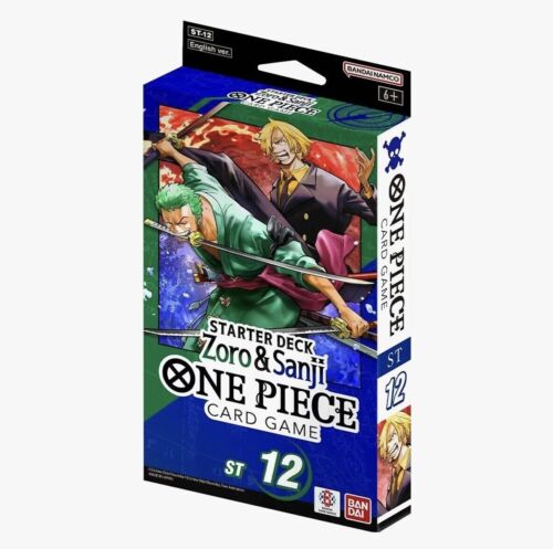 ONE PIECE CARD GAME - ZORO AND SANJI - ST12 STARTER DECK ENGLISH NEW SEALED - Picture 1 of 1