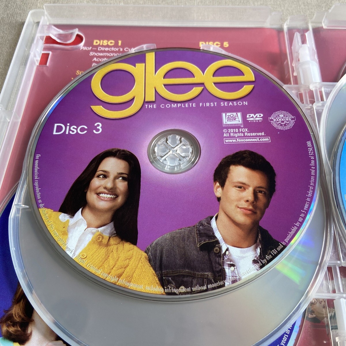 Glee: Season 1 (DVD Box Set) W/ Slipcover Comedy Drama Musical