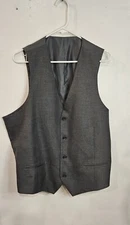 Alfani Mens Xl Gray Vest