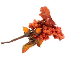 Artificial Flower Decoration Berries Autumn Decorations Flowers Fake Pine Cone