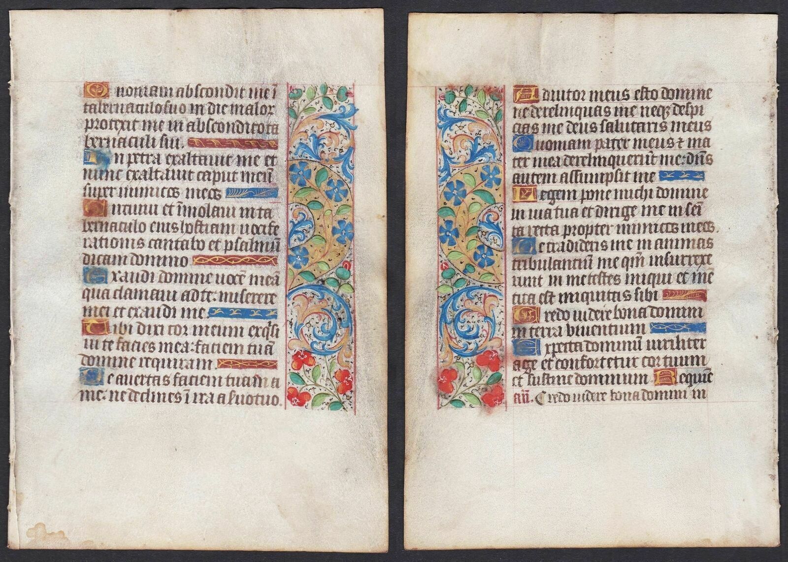 Book of Hours Stundenbuch 15th century manuscript 15. Jh. Handschrift man 217926