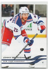 2025-26 Upper Deck Series 1 Jonny Brodzinski #114 New York Rangers