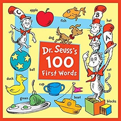 Dr. Seuss's 100 First Words Board Books Seuss