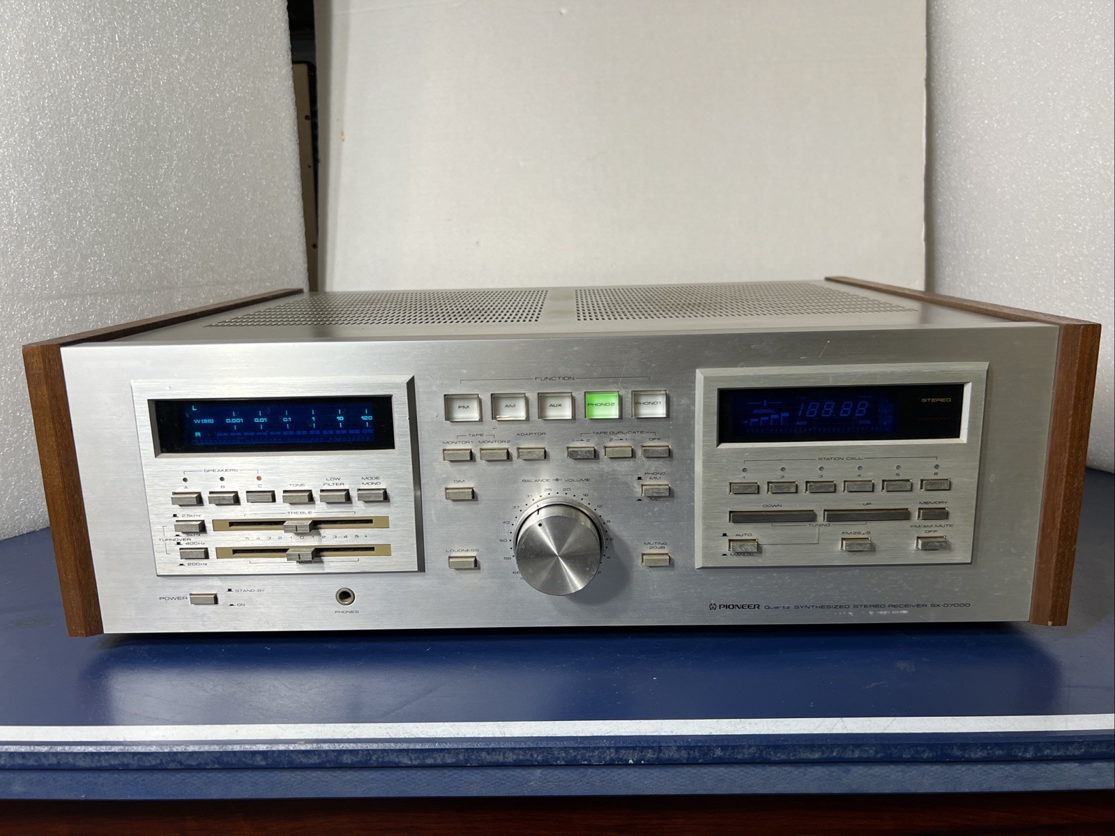 Pioneer SX-D7000 Stereo Receiver Very good cosmetic & working condition Vintage