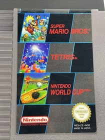 Mario Bros. Tetris World Cup NES Nintendo Modul