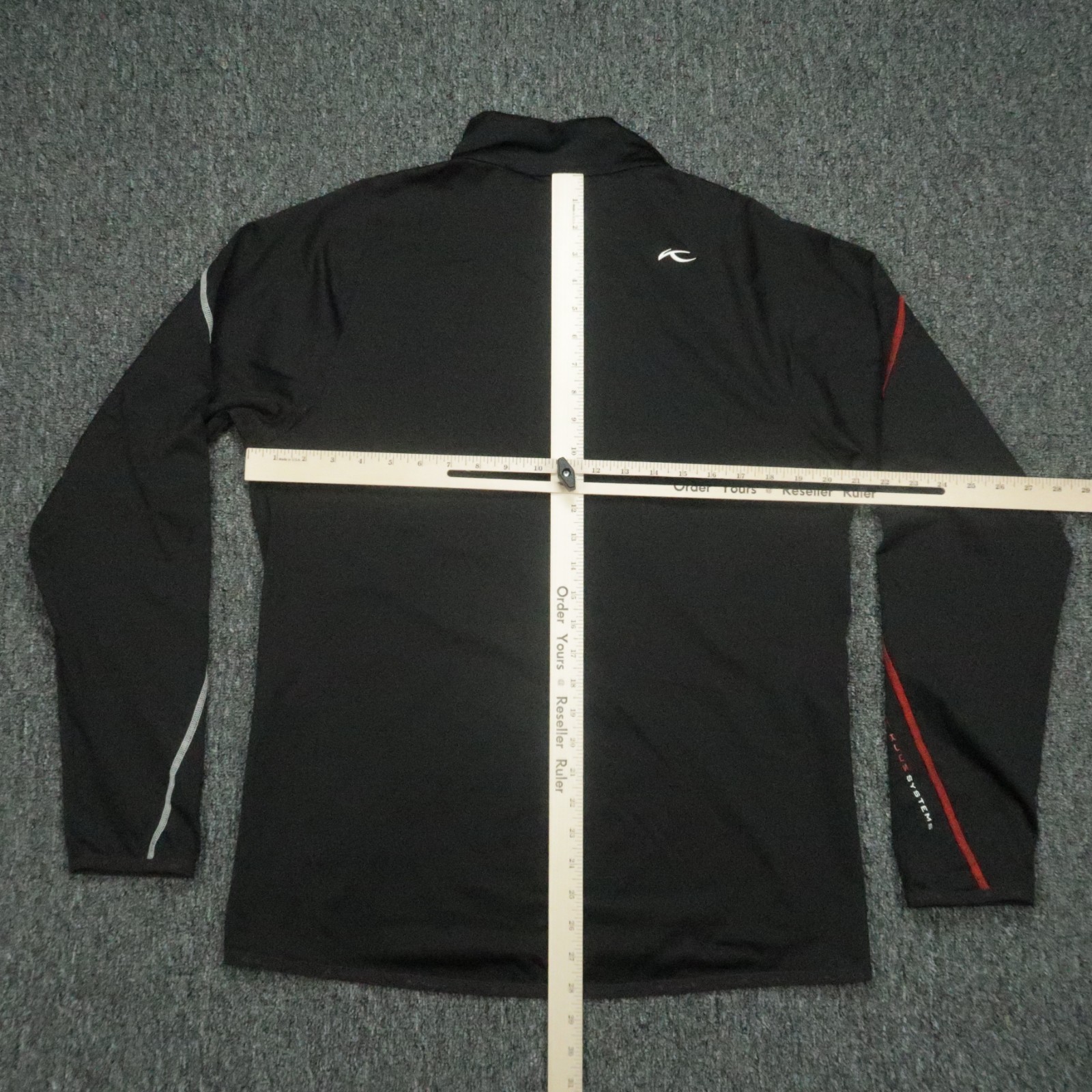 KJUS Pullover Mens Extra Large Black Midlayer Hal… - image 8