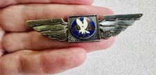 Vintage Balfour American Airlines Stewardess Sterling Wings Pin 1934-1953 ~ READ