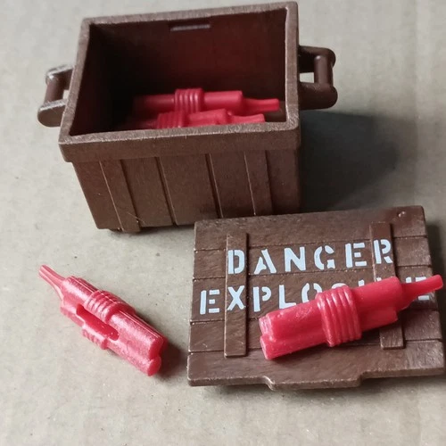 Playmobil Western-@ Explosive Carrying Case with 5 Dynamite Sticks