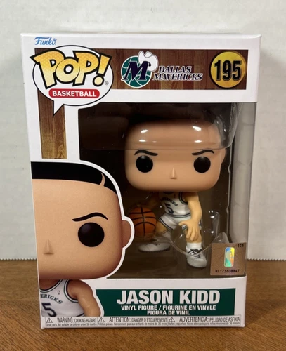 Funko POP! Jason Kidd NBA Legends Dallas Mavericks Rookie Figure 195 See Pics