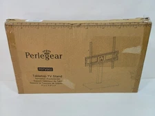 Perlegear Fixed Tabletop TV Stand Fits 23"-60" TVs 77 lbs Max Adjustable Height