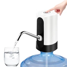 Electric Water Bottle Pump USB Rechargeable Dispenser