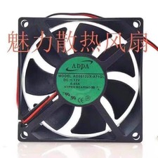 ADDA AD0812UX-A71GL 8025 DC12V 0.45A 8CM 2-Wire Cooling Fan cc