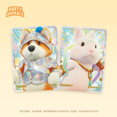 IN STOCK Party Animals Collection Trading Card Official Booster