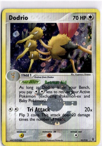 Pokémon Dodrio #21/112 EX FireRed & LeafGreen Reverse Holo