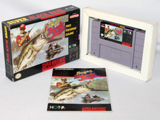 Super Black Bass SNES Nintendo Complete CIB! Good Condition! RARE 1st Print!