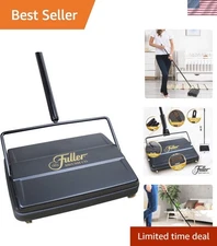 Carpet Floor Sweeper Electric Static Cleaner Hard Soft Surface Compact Lightw...