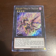 Yu-gi-oh! Galaxy Stealth Dragon DRL3-EN030 Secret Rare 1st Edition