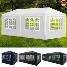 Pavillon Garten Partyzelt Party Camping Fest Zelt mit Seitenteile 3/4/6/9/12m