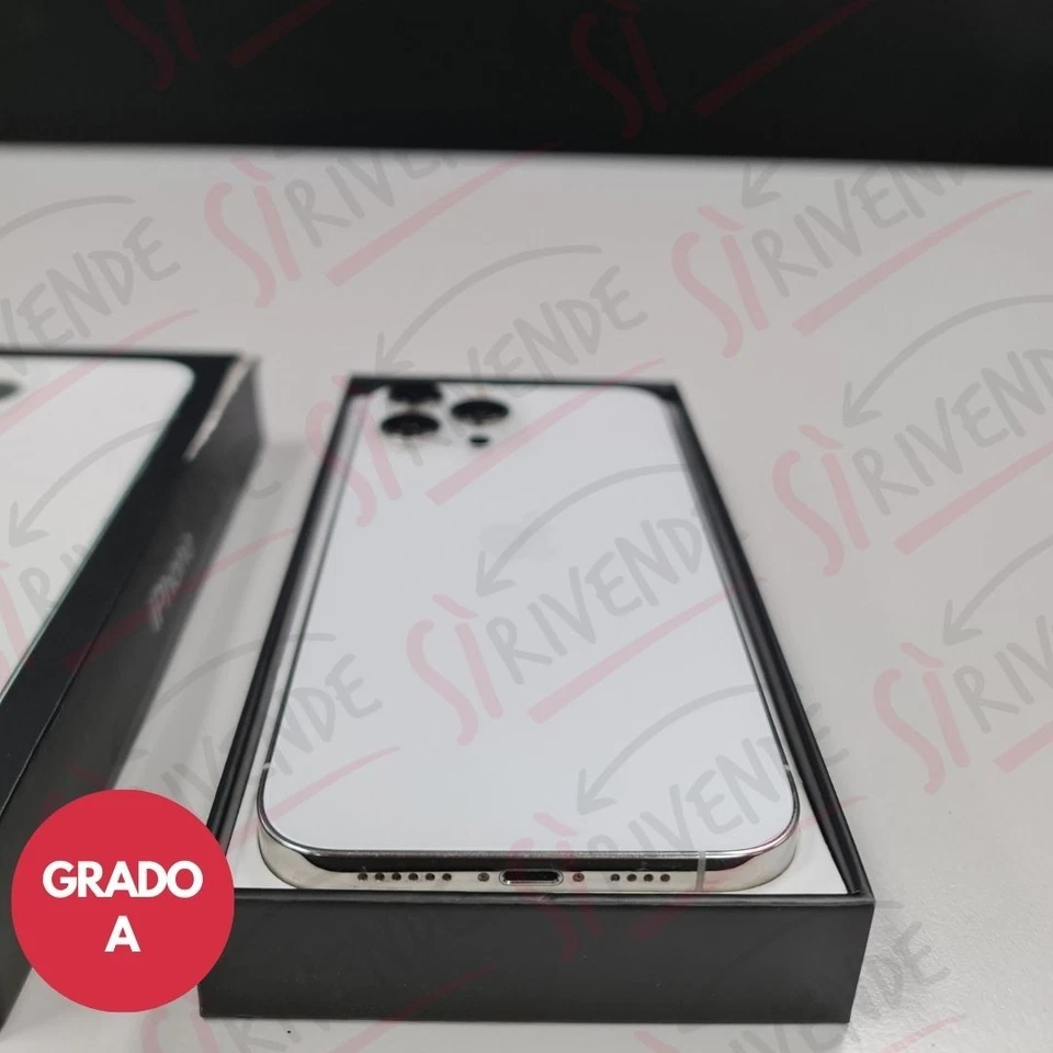 APPLE IPHONE 13 PRO MAX 256 GB SILVER CON BATTERIA 85%. VERIFICATO DI GRADO A - Immagine 4 di 4