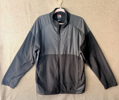 North Face Cascade Jacket Mens Sx XL Black Polartec Fleece Full Zip TKA 100