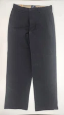NEW Docker Men’s Black Dress Pant Classic Fit Trousers with Belt Loop Size 32x32